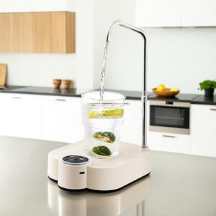 伙 托盘 伙妹电动抽水器家用桌桶两用自动上水器充电桶装 水吸水托