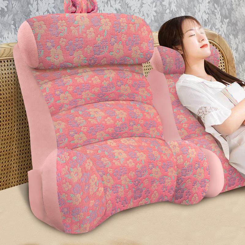 床头靠垫大靠背靠枕女生玩手机抱枕老人床上看书沙发软包护腰护