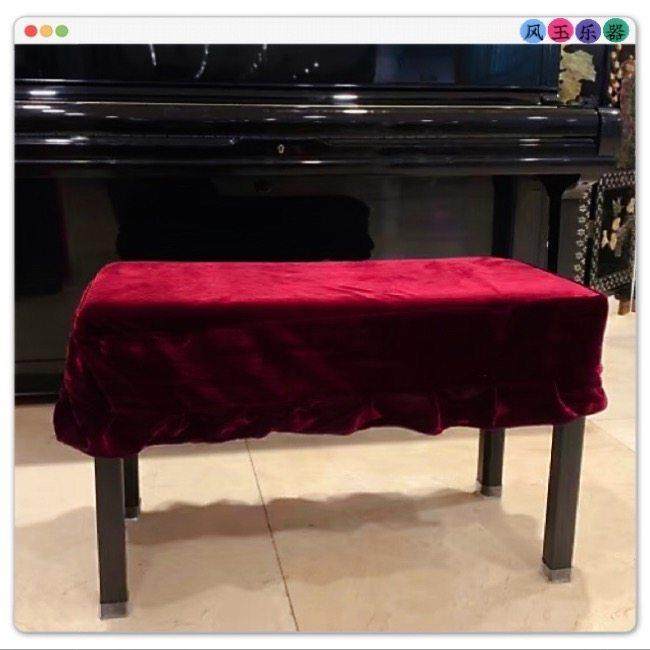 钢琴凳罩加厚金丝绒布艺单人升降双人椅套通用琴凳防尘遮灰不透光