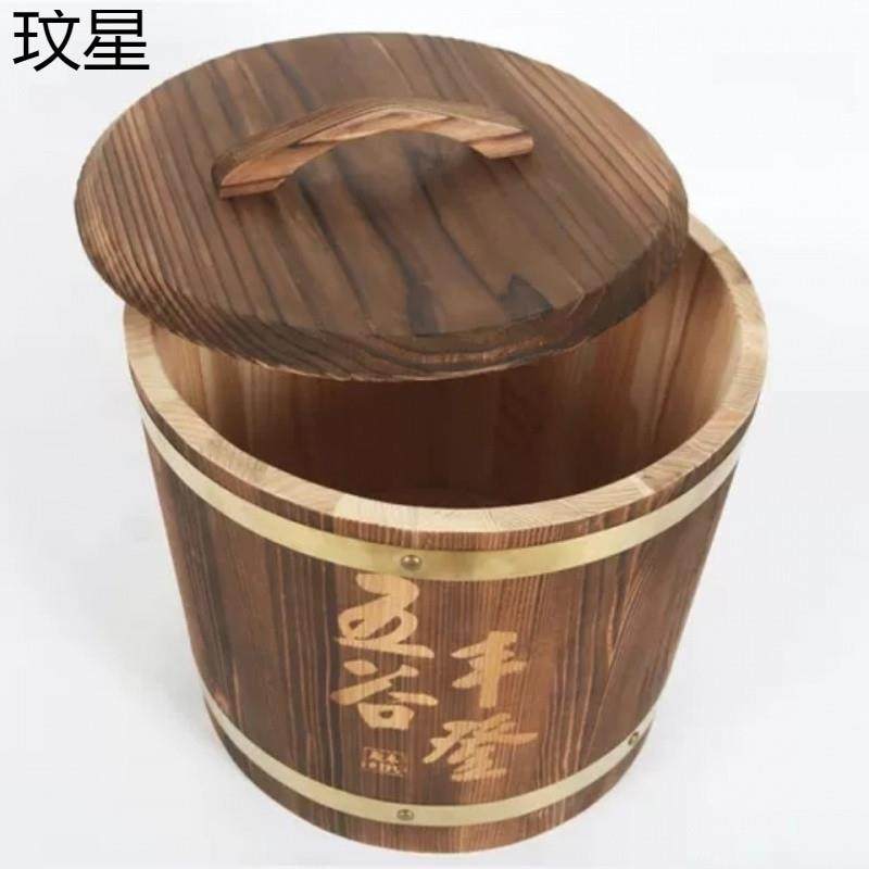 实木米桶家用储米箱装米桶10斤20斤30斤防潮防虫米缸带盖老式木桶,橡塑材料及制品,亚克力管/有机玻璃管,淘宝优惠券,粉丝福利购,淘宝优惠卷