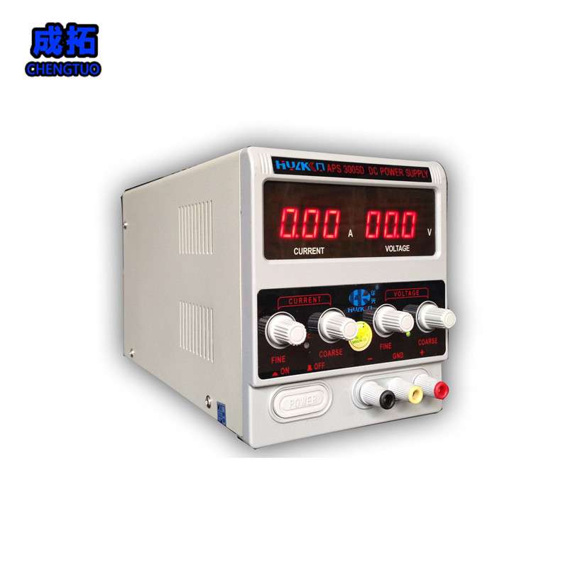 LED灯珠灯具测试30V5A华光3005D直流稳压电流电压可调电源150W