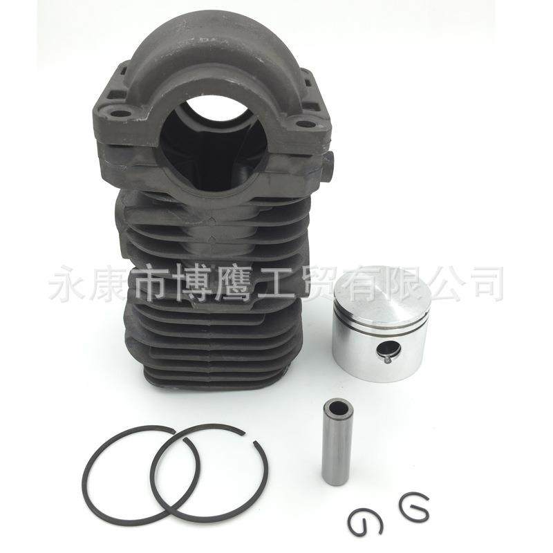 P350 351油锯配件 动力 气缸总成组件 活塞总成