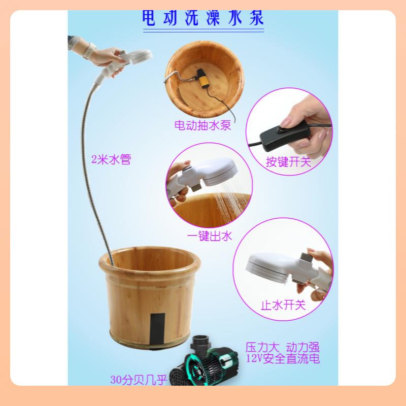 ◘O6AM大人泡澡浴缸充气全身可折叠洗澡桶老人沐浴池塑料卧床家