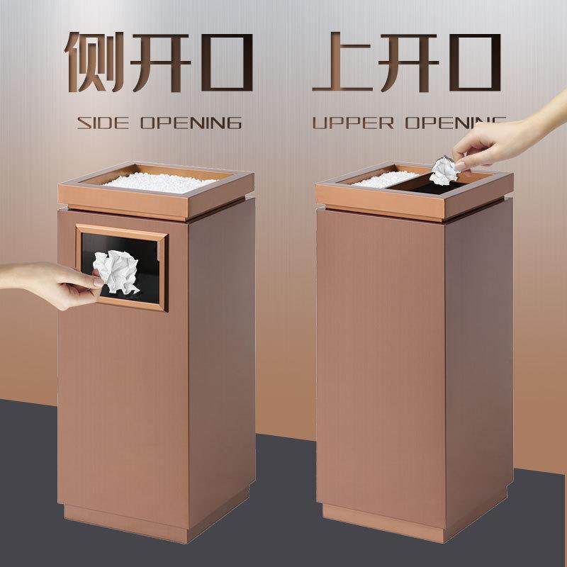 大容量方形商用创意翻盖垃圾桶大厅酒店分类大号带盖不锈钢垃圾桶,橡塑材料及制品,亚克力管/有机玻璃管,淘宝优惠券,粉丝福利购,淘宝优惠卷