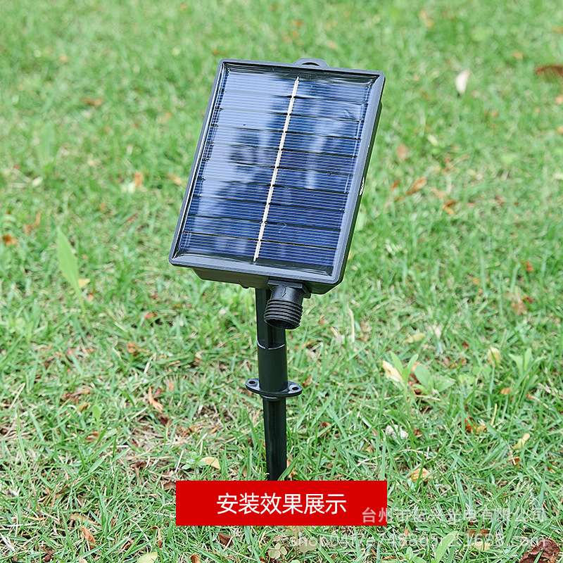 遥控太阳能板3V24V庭院 LED铜线灯串彩灯圣诞灯户外防水8模式控制