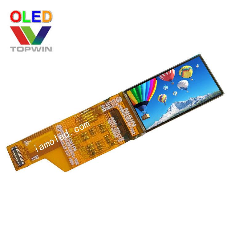 0.96寸彩色AMOLED屏R095QW2002高亮0.95英寸120*240高清B2B公母座