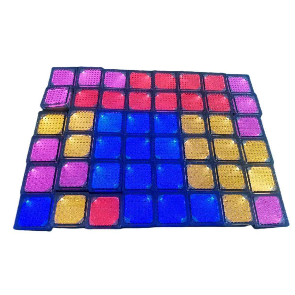 太阳能玻璃地砖灯 冰砖灯 LED玻璃冰花地砖灯寿命5年以上地埋灯