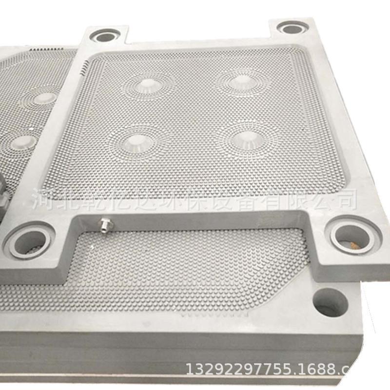 滤板污泥过滤工业隔膜滤板厢式板框压滤机配件滤板增强聚丙烯滤板