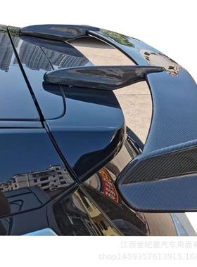 两厢汽车通用尾翼改装免打孔两厢SUV顶翼定风翼高尾翼装饰spoiler