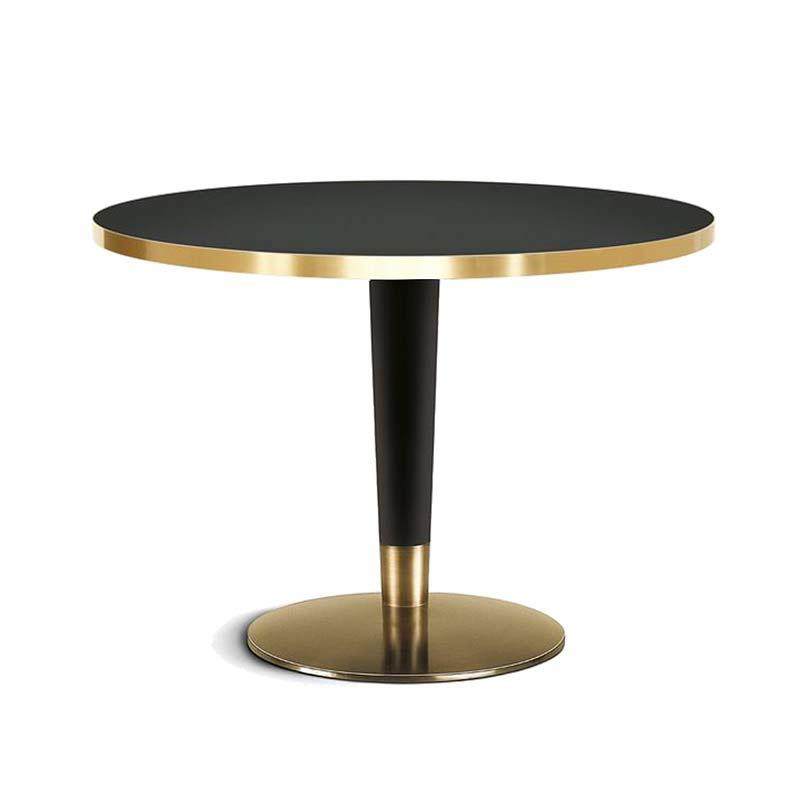 售楼部大理石洽谈桌子圆形不锈钢会客桌现代商务接待桌厂家直销