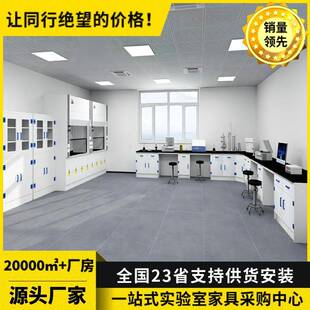 实验室实验台工作台PP试验台学生仪器操作台钢木边台全钢实验桌
