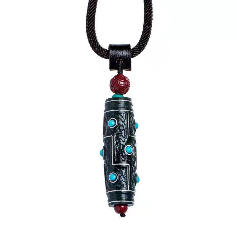 高档九眼天珠吊坠男项链复古九眼天珠挂件女时尚银饰品款新款,饰品/流行首饰/时尚饰品新,银饰吊坠,淘宝优惠券,粉丝福利购,淘宝优惠卷