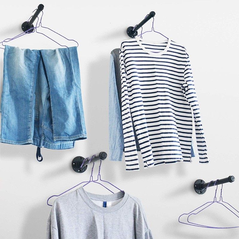 跨境砖供北欧层板铁艺水管支撑架复古托架单层管子墙上置物架壁挂,家居饰品,家饰软装搭配套装,淘宝优惠券,粉丝福利购,淘宝优惠卷