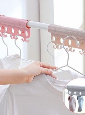 极速Household Orgmanizer Clothes Hanger Windproof Buckle 2