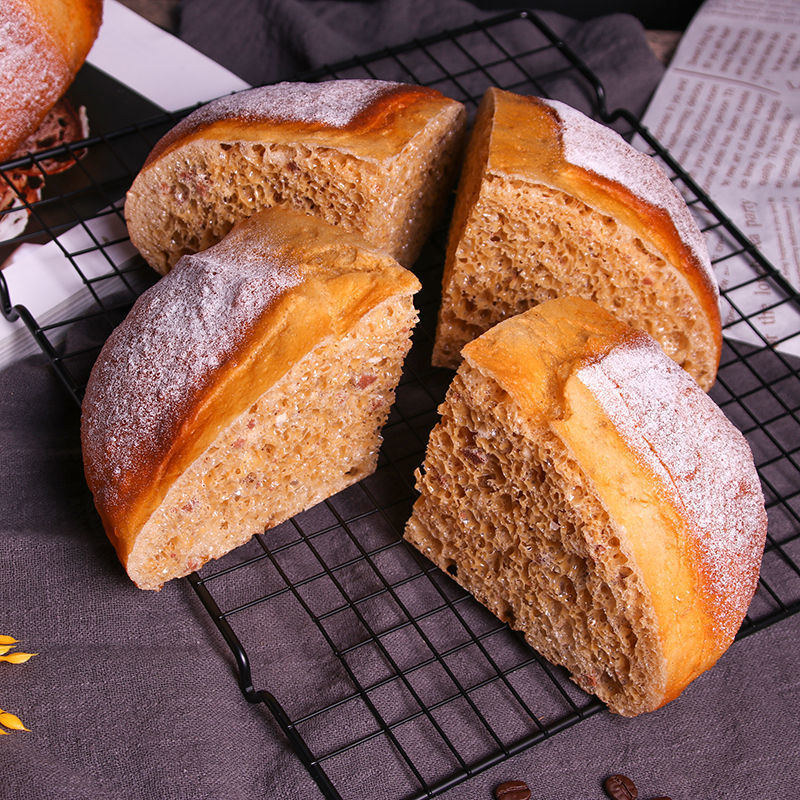 仿真芝麻欧包切片模型巧克力面包法棍样I板房厨房软装幼儿益智启