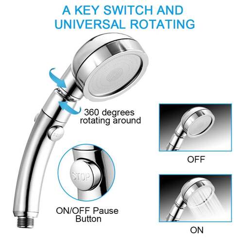 新品Shower Head High Pressure Bathroom Rainfall WatVer Showe