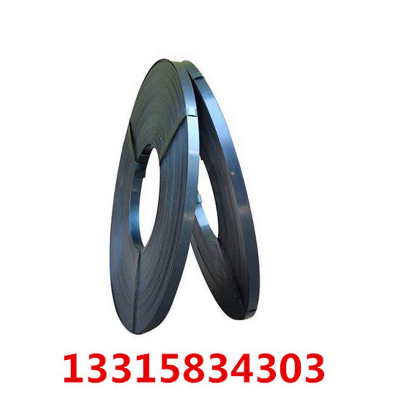 极速手工铁皮打包l带 烤蓝铁皮打包带钢带 铁皮打包带16mm19mm
