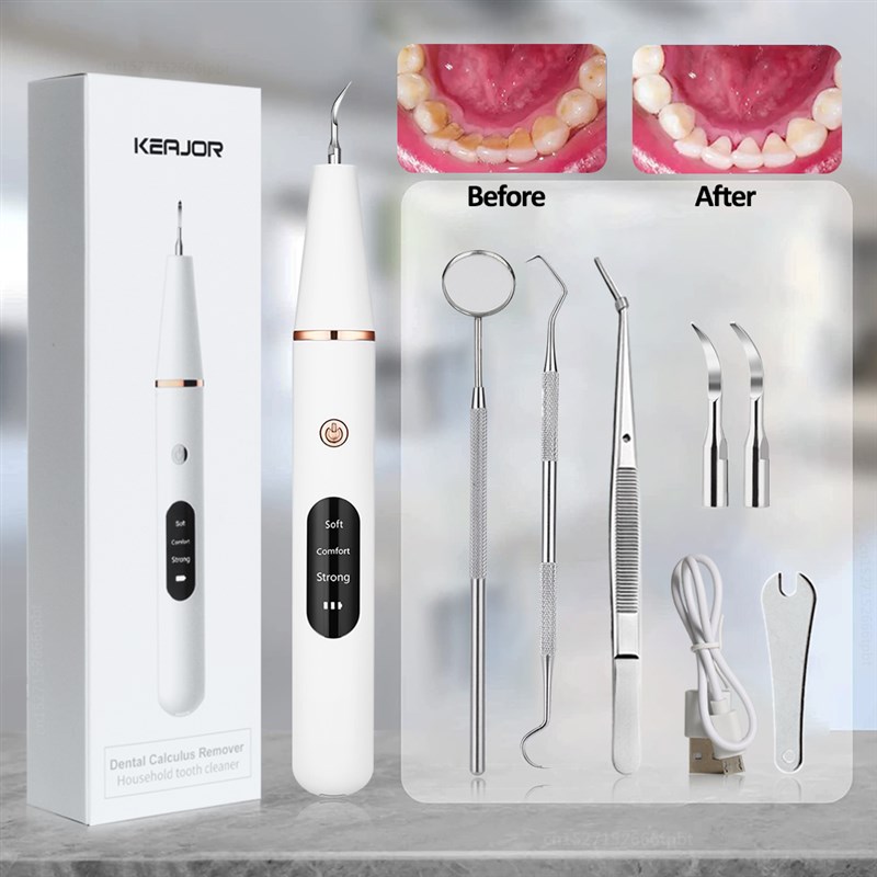 极速G6 Ultrasonic Dentral Calculus Remover Teeth Plaque Scal