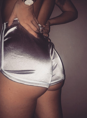 极速20a20 New Women Shorts Summer Silky Slim Short High Wais
