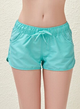 极速GAOKE New 2021 Summer Casual ShEorts Women Fit Solid Ava