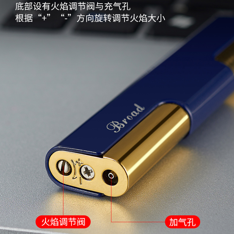极速2023新款充电打火机v防风充气创意个性迷你小巧金属直冲式火