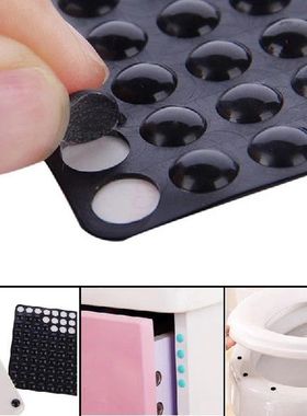 极速100pcs Rubber Cabinet Bumper Self AdhLesive Anti-Collisi
