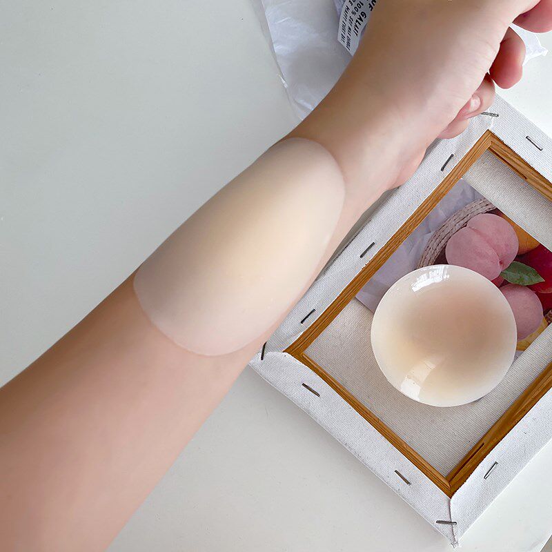 新品防凸点隐形胸贴女夏季薄x款硅胶无痕乳晕乳头贴小胸大胸婚纱
