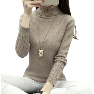 极速Thick Warm Women Turtleneck 202F1 Winter Women Sweaters