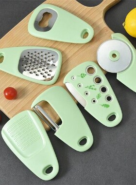 极速Peeler Kitjchen Gadget Set Fruit Vegetable Pizza Cutter