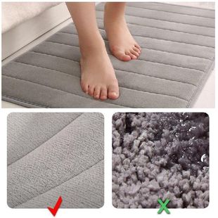 极速Home Bath Mat Coral Fleecze Thicken Large Carpets Bathro