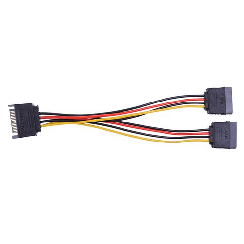 SATA 15Pin转双SATA SATA公转双SATA母 一分二 延长线 SATA电源线
