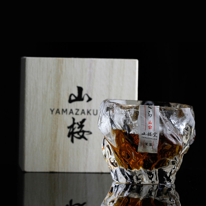 限定古法日式琉璃杯冰冻烧威士忌杯酒杯茶杯清酒梅酒功夫茶具杯子图片
