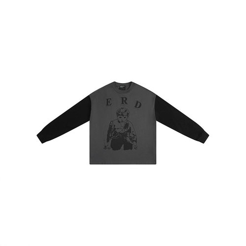 ERD忧郁的富二代厌世男孩人像漫画李圣俊长袖高街宽松T恤同款