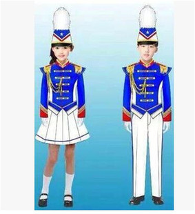 新款儿童鼓号队服演出服少先队仪仗队服升旗手服管乐队比赛服装