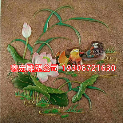 彩绘浮雕铜版画定制壁画锻铜人物客厅背景墙大型仿铜装饰雕塑厂家