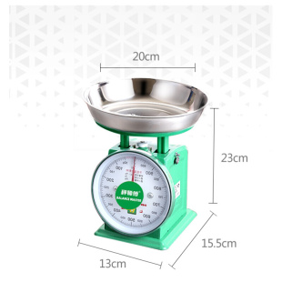机械盘秤指针称家用1托盘秤10公斤台秤2弹簧秤3老式 5圆盘传统天平