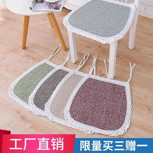 简约椅垫坐垫餐桌椅垫薄款 四季 办公座垫电脑椅垫学生座垫棉线定制
