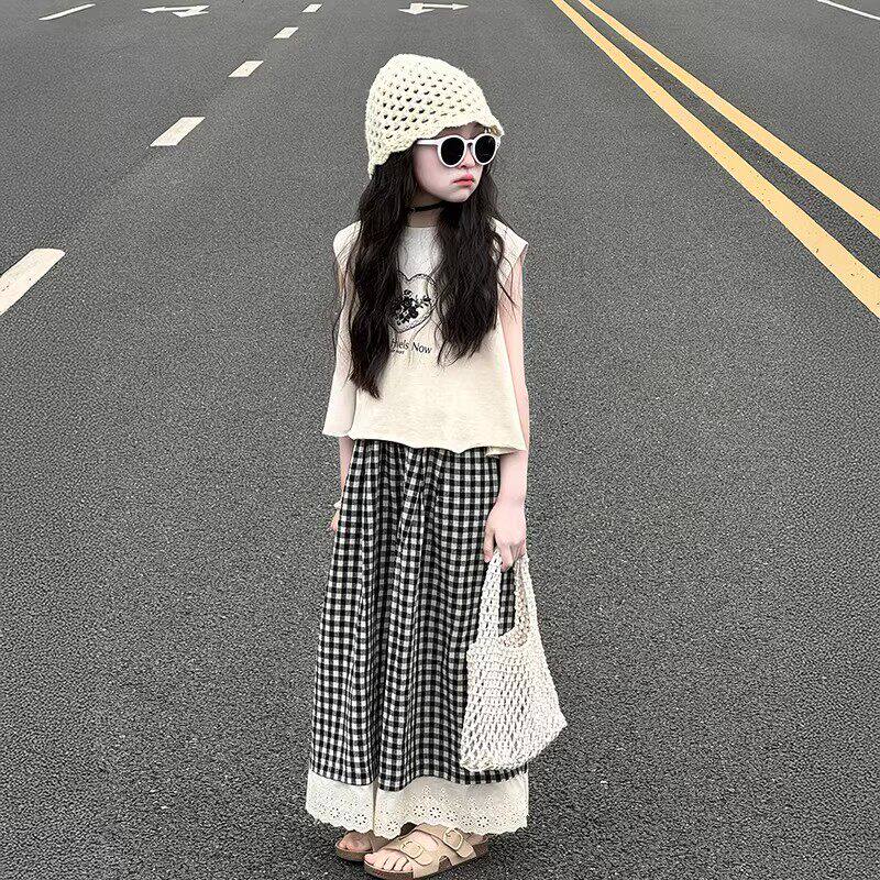 法国BERYDIA女童夏季薄款穿搭套装2026女孩韩系洋气夏装套装衣服