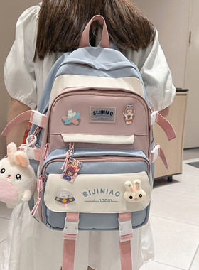 next MaxM女童书包小学生一三到六年级大容量轻便减负女孩背包新