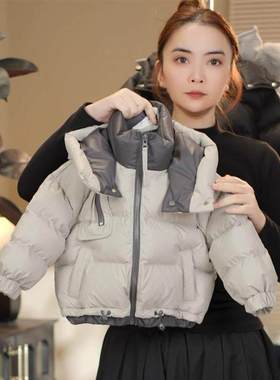 Next inss儿童羽绒服2025冬季新款男女童白鸭绒外套三防加厚棉服