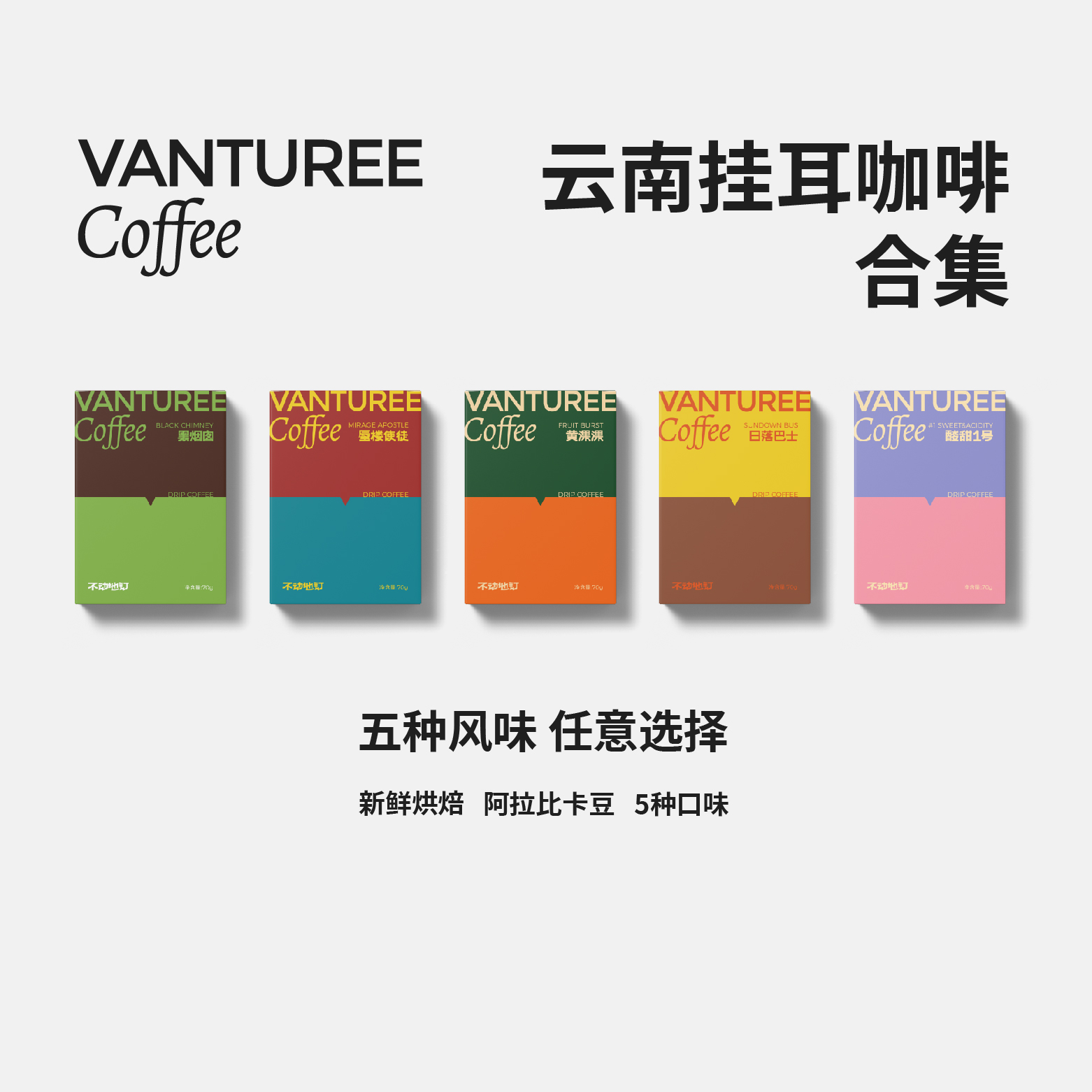 VANTUREE精品手冲挂耳黑咖啡