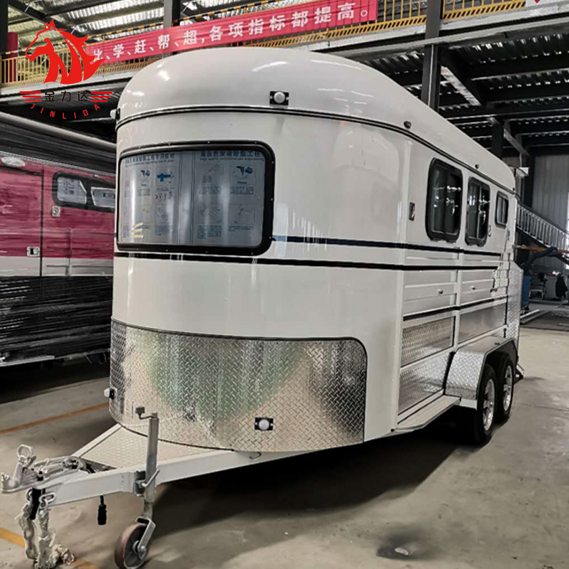 厂家直供拖挂式运马车 两马位三马位 澳洲标准出口资质