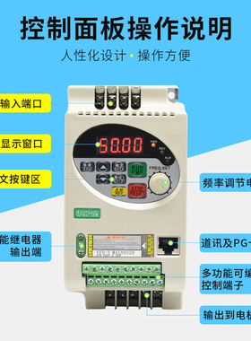 新精驱变频器220V/380V1.5-2.2-3.0-4.H0-5.5-7.5KWCE永磁同步变