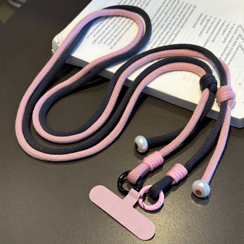 新可调节棉质双色手机壳挂绳斜挎可E背结实固定贴片加长链电话套,3C数码配件,手机挂件/手机链,淘宝优惠券,粉丝福利购,淘宝优惠卷