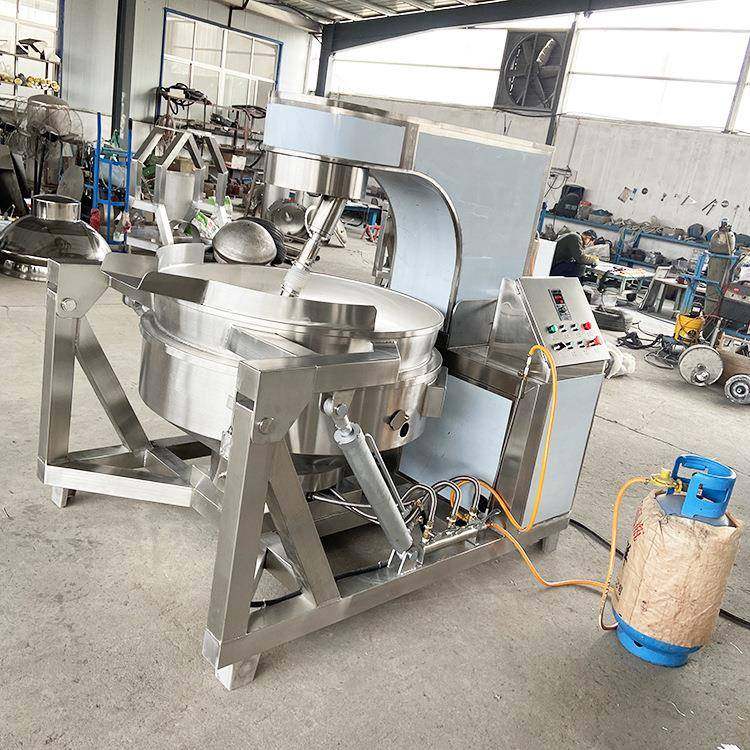 老鸭汤炖料花椒鸡底料炒料机器 钵钵鸡椒麻鱼头调料行星搅拌炒锅