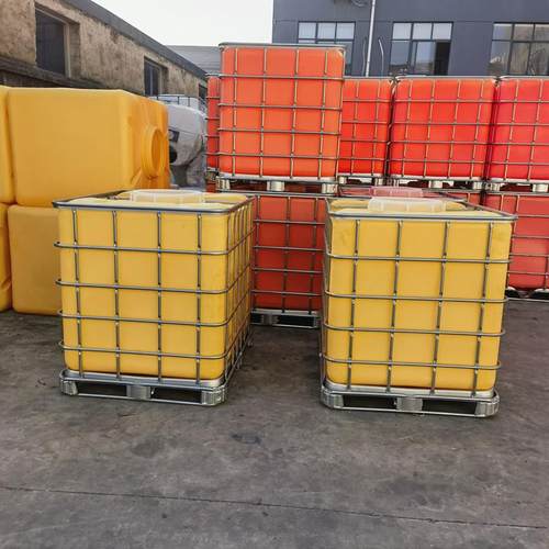 1000升IBC吨桶食品级堆高叉车专用废液桶防腐带框架异形加工
