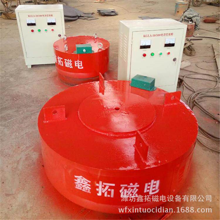 电磁除铁器 干式强磁圆盘除铁器 水泥厂砂石料场自动卸铁除铁设备