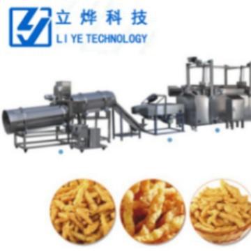 油炸粟米条双螺杆食品膨化机 奇多玉米棒设备 休闲油炸食品生产线
