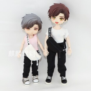 娃衣阿巳2.0/3.0斜跨包腰包妖精体D男D女穿大12分娃衣裤BJD加长腿