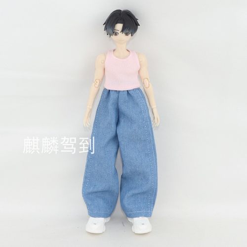 西西里往事娃衣bjd娃拖地阔腿裤